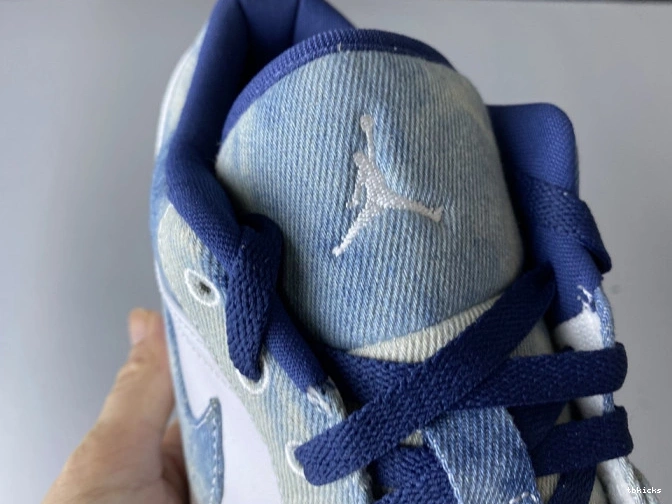 Rep TBK 1 Low Denim Air CZ8455-100 Washed Jordan 0812